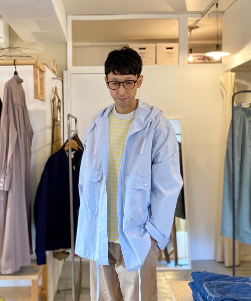BIG MAC ビッグマック（ユニセックス）/ POPLIN HOOD SHIRT ポプリンフ