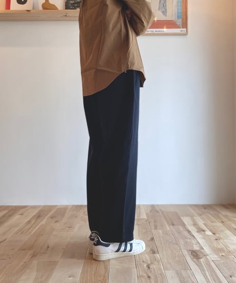 MANUAL ALPHABET マニュアルアルファベット（ユニセックス）/ JOURPANTS WIDE 26SS ジャーパンツワイド26SS【ブラック】