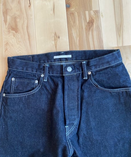 HATSKI ハツキ（ユニセックス） /  HTK-Denim03 Wide Tapered Denim ワイドテーパード 【ワンウォッシュ】