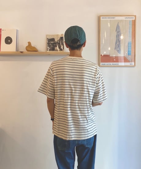 Miller ミラー（ユニセックス）/ Panel-rib Casual fit Tee 【ホワイト×NG】