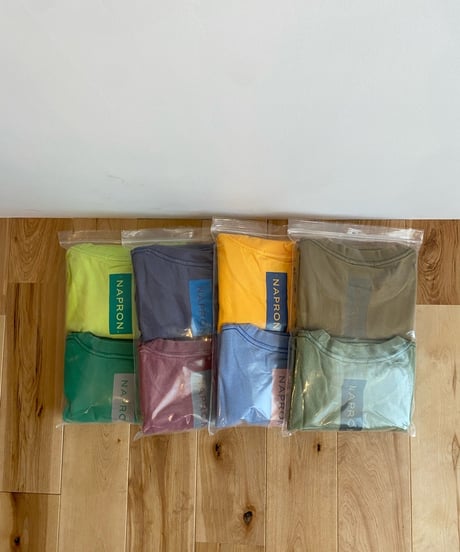 NAPRON ナプロン（ユニセックス）/ 2PACK T-SHIRTS 2パックS/S TEE 【4カラー】