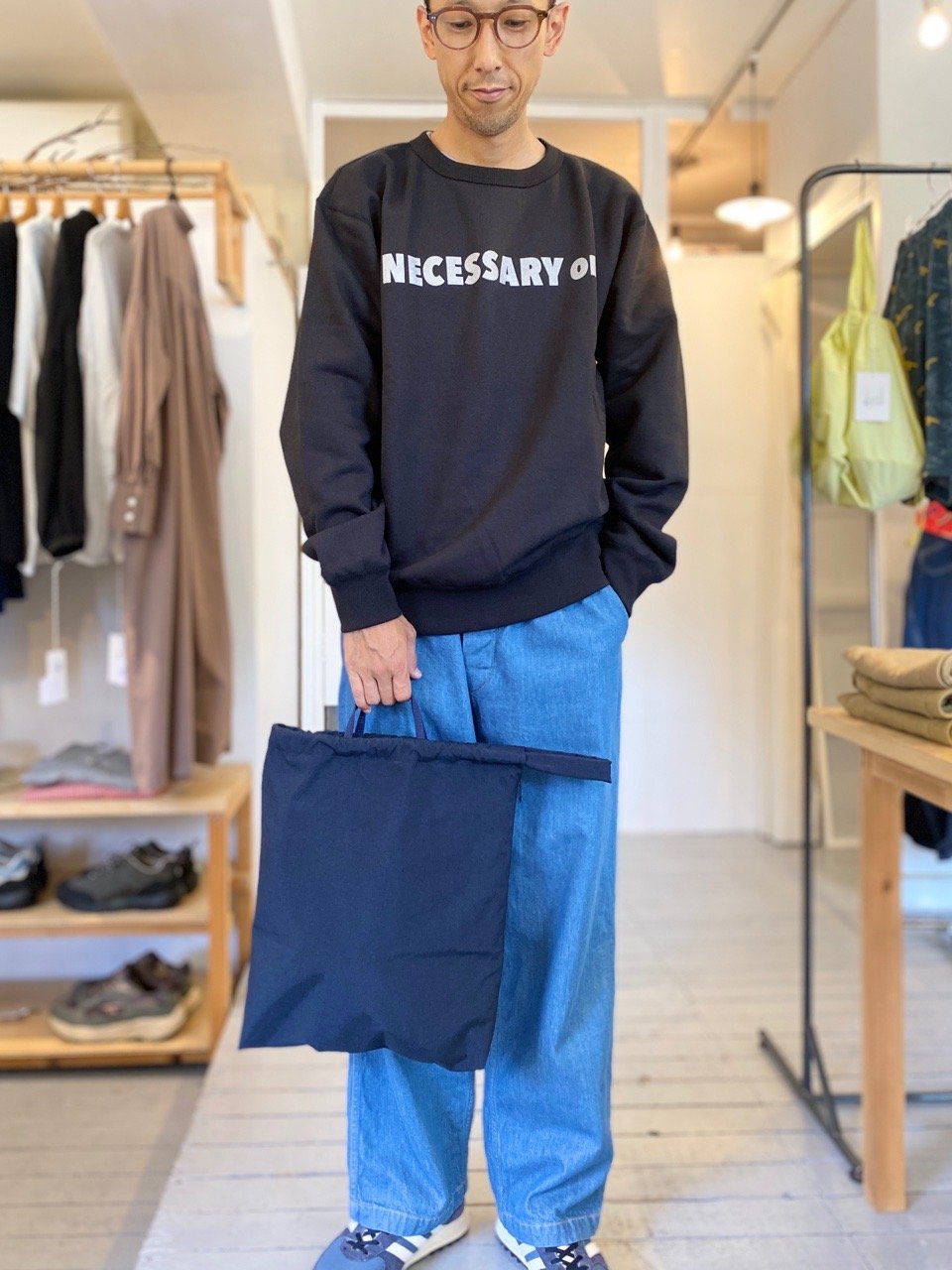 ERA. イーラ / COOKING COAT BAG 【 ブラック 】