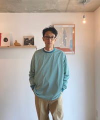 NECESSARY OR UNNECESSARY (NOUN) ナウン  / DELTA L/S 【グリーン】