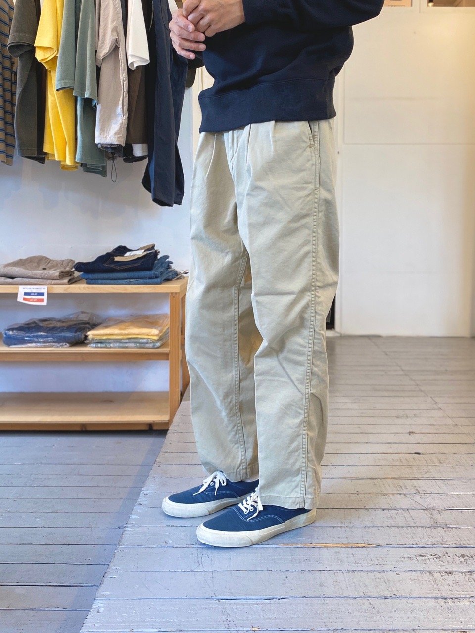 orSlow オアスロウ Two Tuck Wide Trousers UNISEX】orSlow[オアスロウ] TWO TUCK WIDE TROUSERS 03