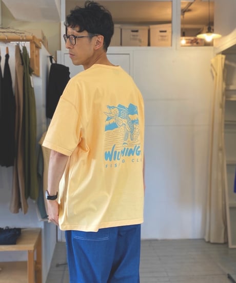 WILD THINGS ワイルドシングス（ユニセックス）/ PIKE FISHING TEE パイクフィッシングTEE 【ペールイエロー】