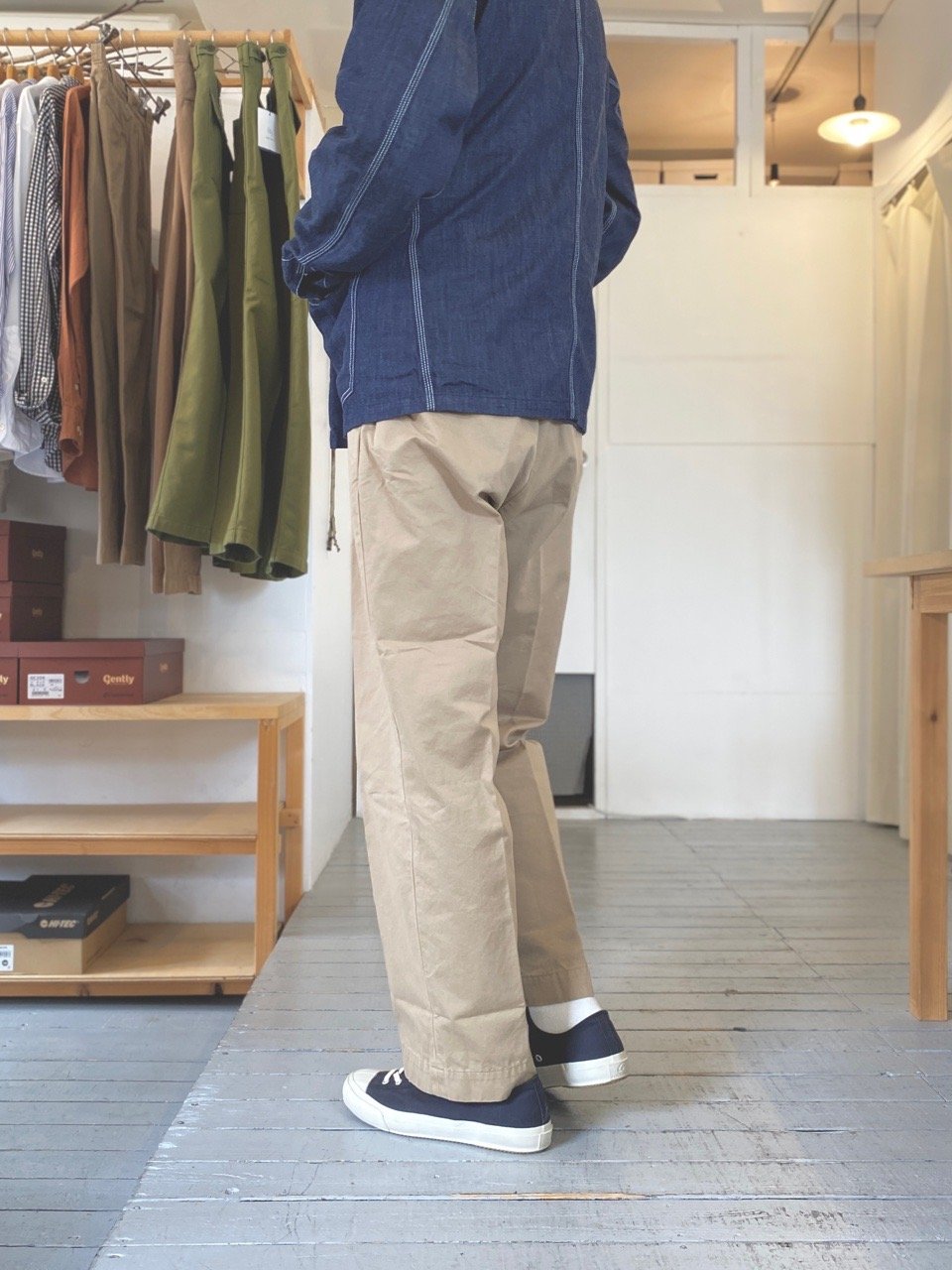HATSKI(ユニセックス) / TAPERED CHINO TROUSERS テーパード HATSKI(ユニセックス) / TAPERED CHINO TROUSERS テーパード