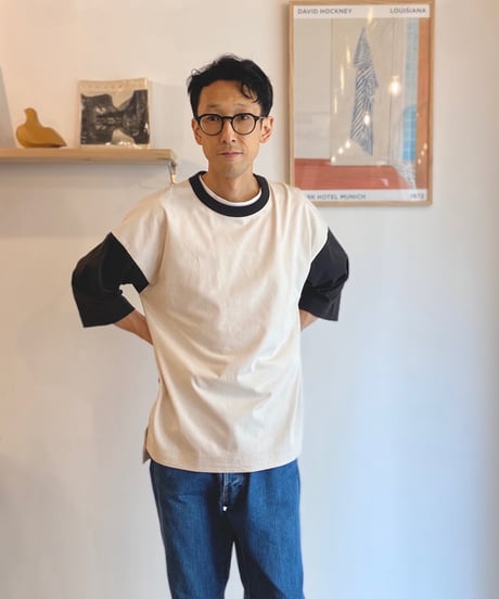 JACKMAN ジャックマン（ユニセックス）/ Grace HS T-Shirt グレースハーフスリーブT-シャツ 【R ホワイト X スミブラック】