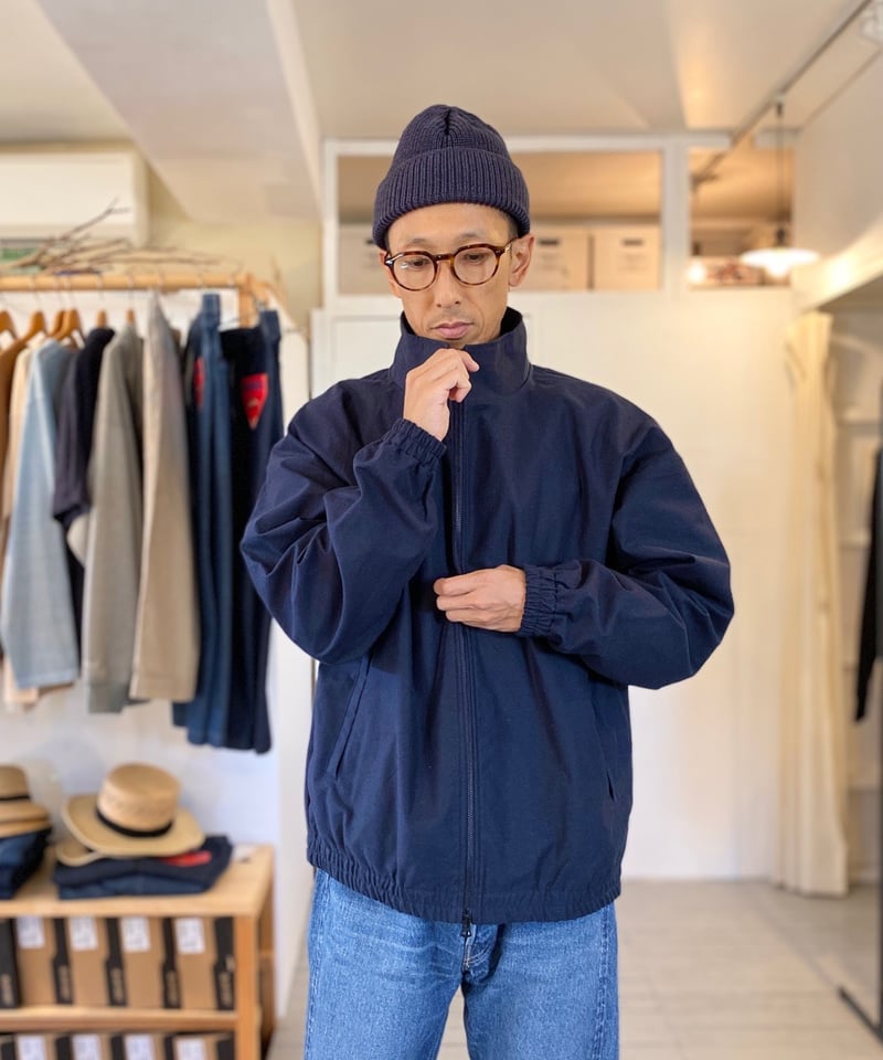 ジャックマン Back Nep Bullpen Jacket Dark Navy ジャックマン Back Nep Bullpen Jacket Dark Navy