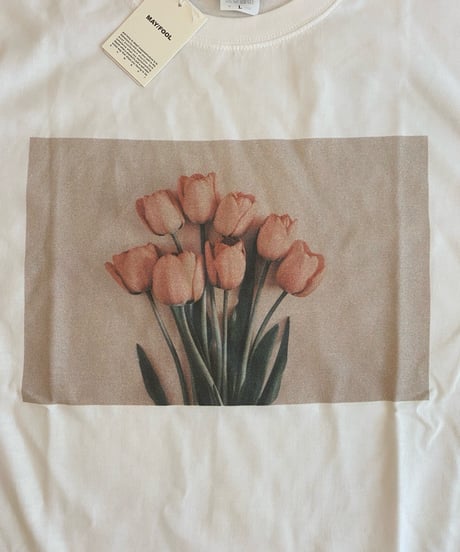 MAYFOOL / S/S TEE 【PINK TULIP】
