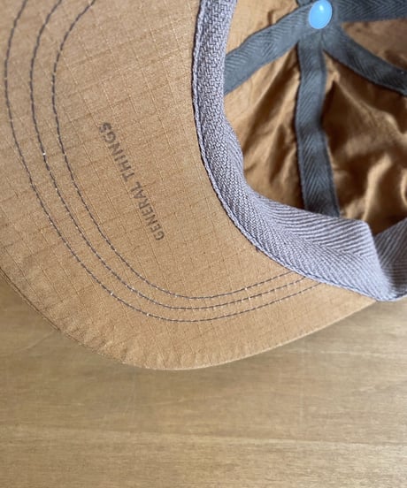 GENERAL THINGS ジェネラルシングス（ユニセックス） /　リップストップ キャップ  Round Brim Cap Type B 【オレンジ】