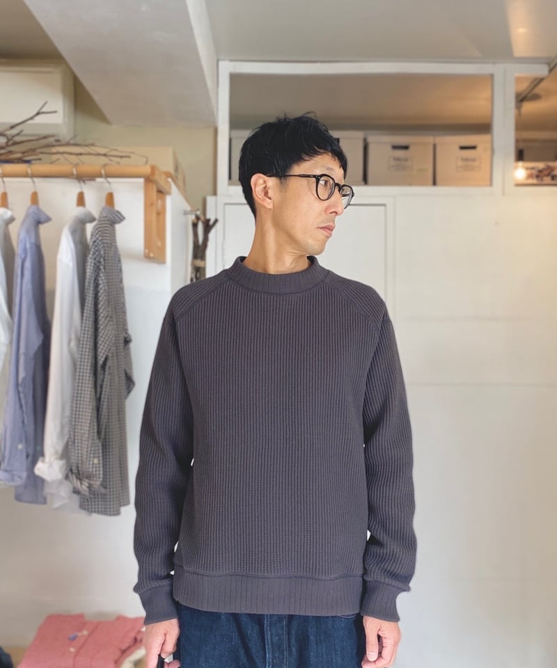 JACKMAN ジャックマン(ユニセックス)/ WAFFLE MID NECK JACKMAN ジャックマン(ユニセックス)/ WAFFLE MID NECK