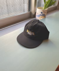 SUBLIMEROE （ユニセックス） / NYLON EMB 5PNANEL CAP ナイロン刺繍ロゴキャップ【ブラック】