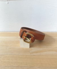 esperanto エスペラント（ユニセックス） / ニューヨークレザー 20mm巾ベルト【キャメル】