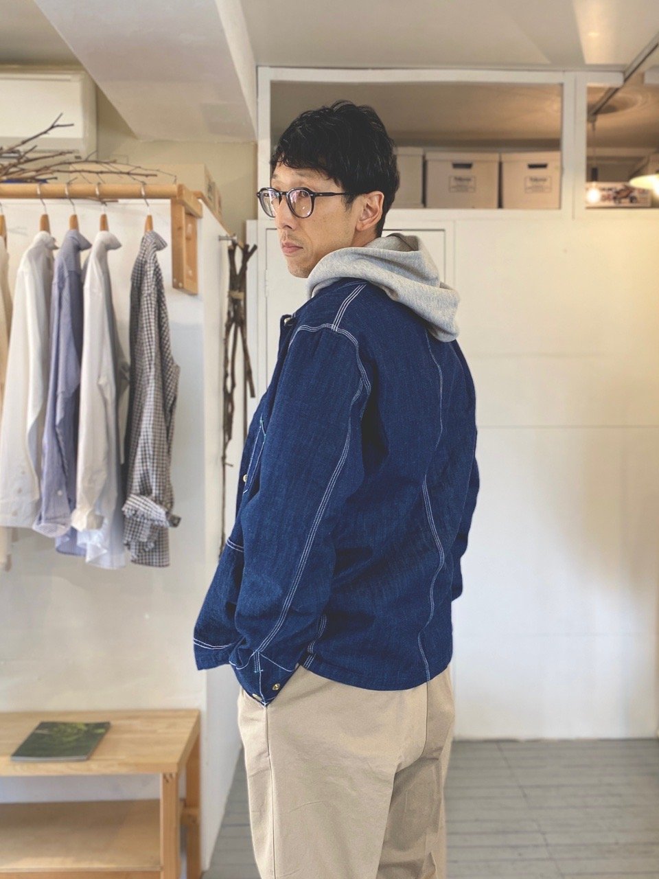 ジャケット・アウター necessary or unnecessary COVERALL DENIM NECESSARY OR UNNECESSARY (NOUN) （ユニセックス）/ COVER