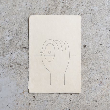 VOILLD × Chiaki Kobayashi 'focus' Washi Paper Post Card by 名尾手すき和紙
