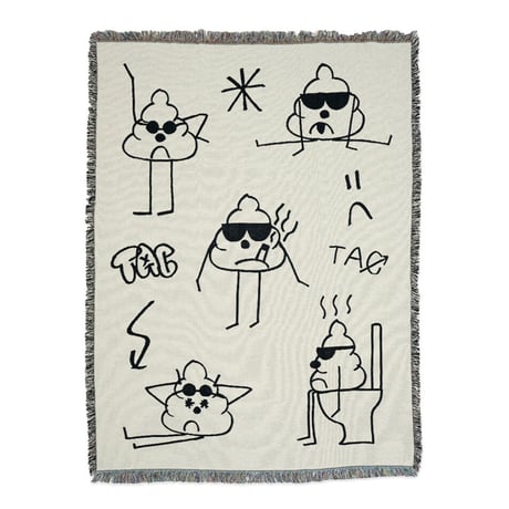 Ken Kagami - POOP big blanket  / POOPS