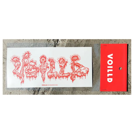 PARANOID × VOILLD -  BIG Sticker