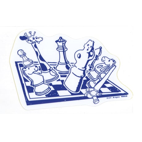 magma 'X•Y chess' Sticker