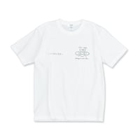 片岡メリヤス - ハエごめんなさい Tee / White
