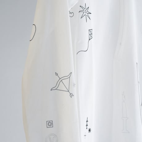 YOHEI OHNO × VOILLD "Tattoo Mesh Top" Art work by Chiaki Kobayashi