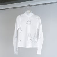 YOHEI OHNO × VOILLD "Tattoo Mesh Top" Art work by Chiaki Kobayashi