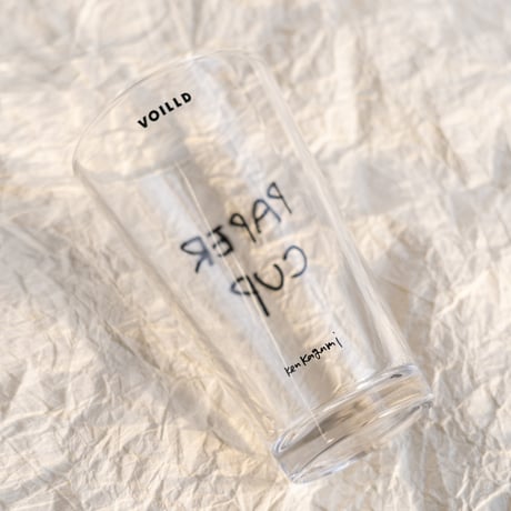 Ken Kagami × VOILLD "PAPER CUP" Pint Glass