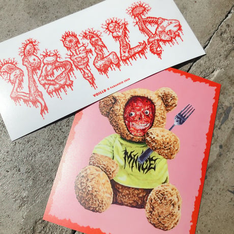 PARANOID - 'MINCE BEAR' BIG Sticker