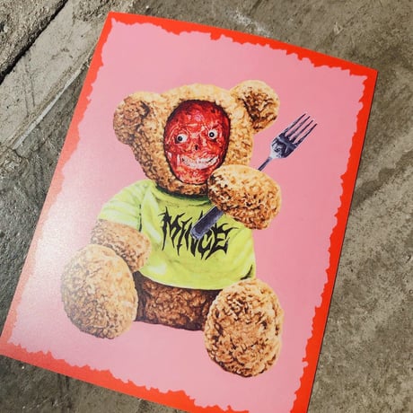 PARANOID - 'MINCE BEAR' BIG Sticker
