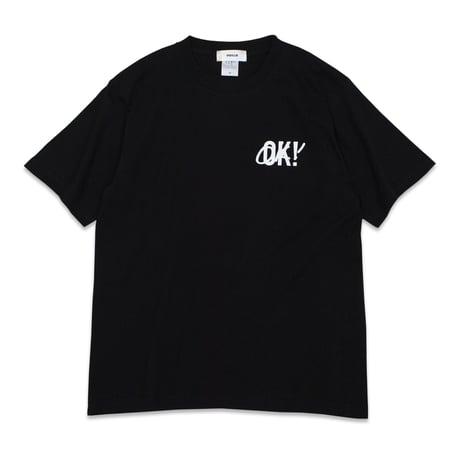 山崎由紀子 "OK!" T Shirts - Black