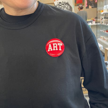 'ART' Big Can Badge