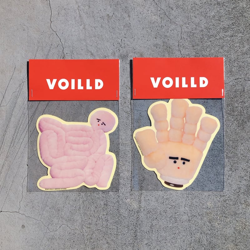 片岡メリヤス - 「美しい腸」Big Sticker | VOILLD SHOP