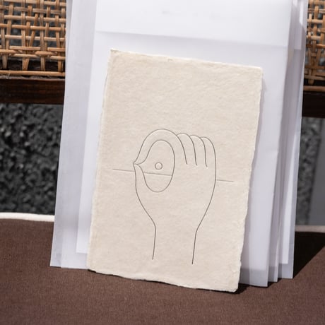 VOILLD × Chiaki Kobayashi 'focus' Washi Paper Post Card by 名尾手すき和紙