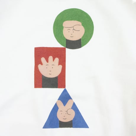 SHINICHI NAKAYAMA - "Rock Paper Scissors" White Sweat