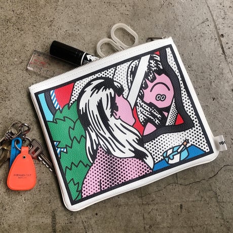 FACE - “Hey! face” PVC Lether Pouch