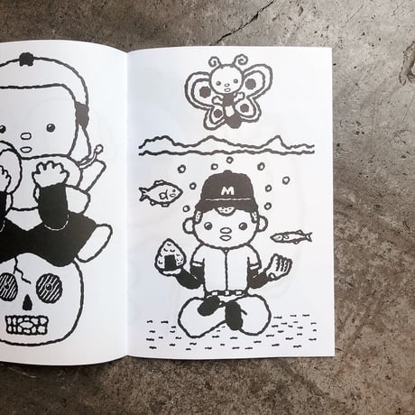 Mashu Oki / 沖 真秀 - ZINE "M Glue Book"＊サイン入り