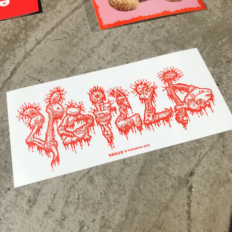 PARANOID × VOILLD -  BIG Sticker