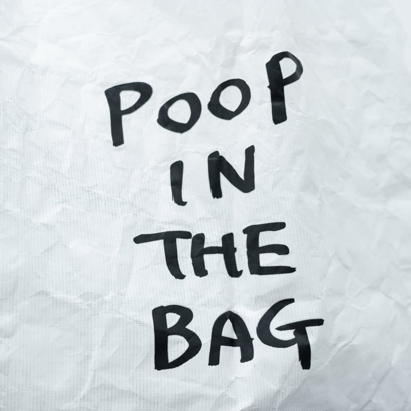 Ken Kagami - POOP IN THE BAG / Tyvek® Tote Bag