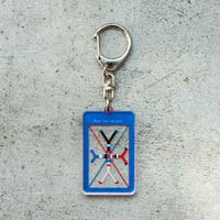 Chiaki Kobayashi / 小林千秋 - "四角を走る Run the square" Key ring