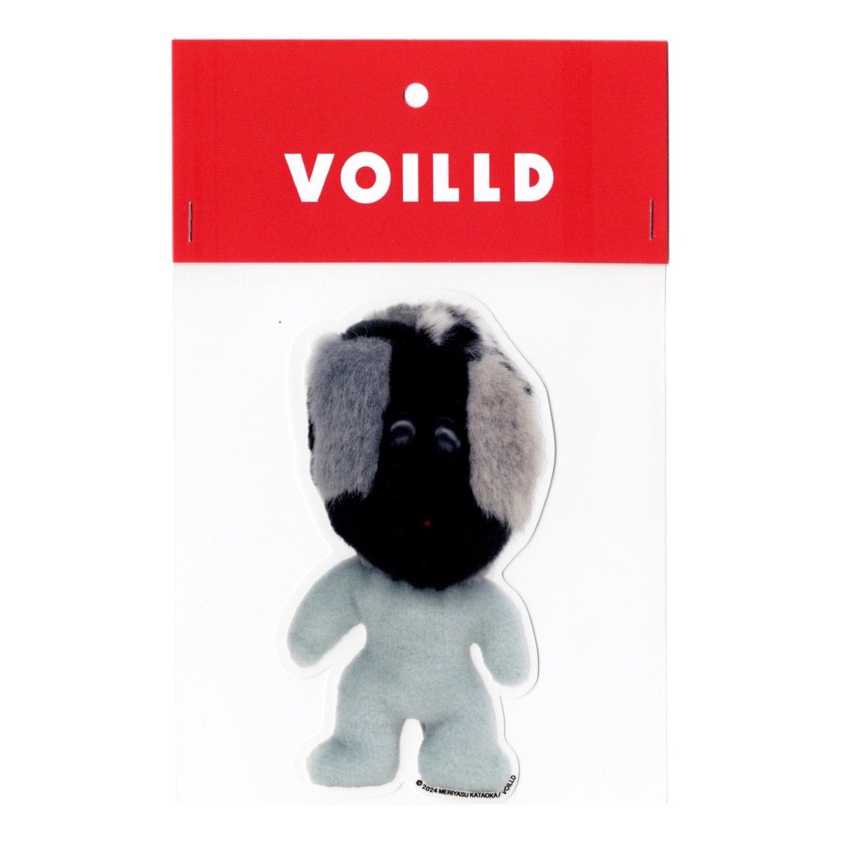 片岡メリヤス「作品を見てる人」Big Sticker | VOILLD SHOP 片岡メリヤス「作品を見てる人」Big Sticker | VOILLD SHOP