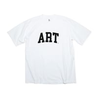 'ART' tee White