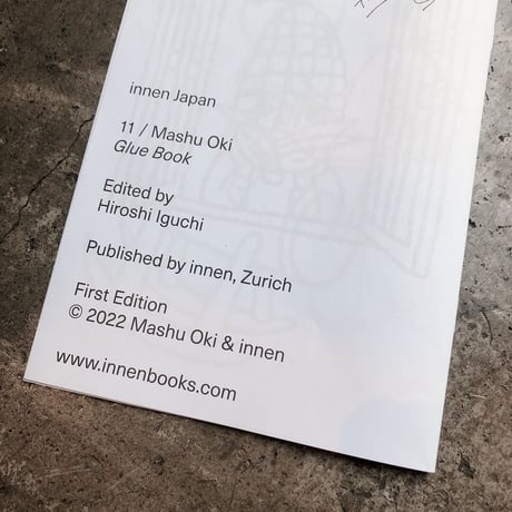 Mashu Oki / 沖 真秀 - ZINE "M Glue Book"＊サイン入り