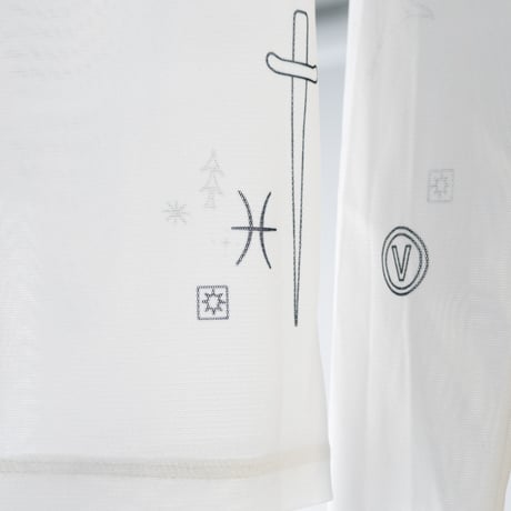 YOHEI OHNO × VOILLD "Tattoo Mesh Top" Art work by Chiaki Kobayashi