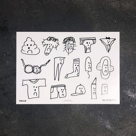 Ken Kagami 'Sexy Drawings' Sticker Set (15pc)