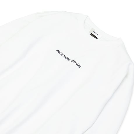 SHINICHI NAKAYAMA - "Rock Paper Scissors" White Sweat