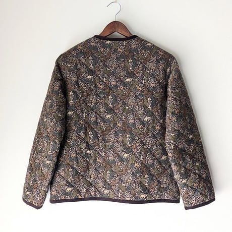 《 WOMEN 》 sosotto / LIBERTYコーデュロイキルティング ノーカラージャケット ( ブラウン )