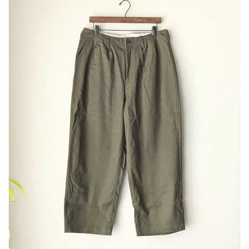 WAAC★ワック メンズパンツ size33 新品・未使用 MEN 》weac. / STANDARD WIDE PANTS ( KHAKI ) |