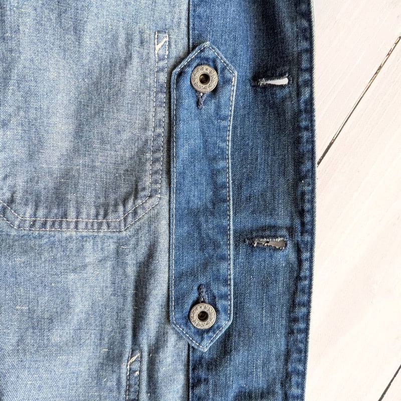 MEN 》 H.UNIT / Denim coveralls ( Used wash )