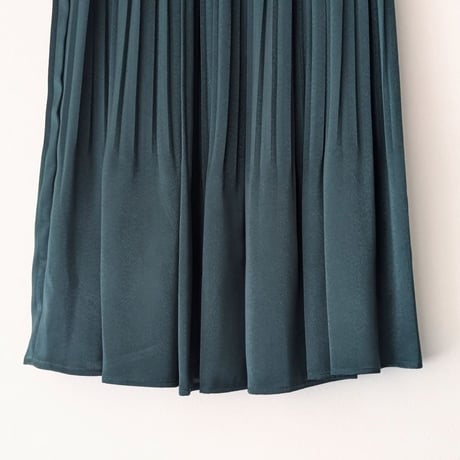 《 WOMEN 》sosotto / アンティークサテン 消しプリーツスカート ( 4 colors )