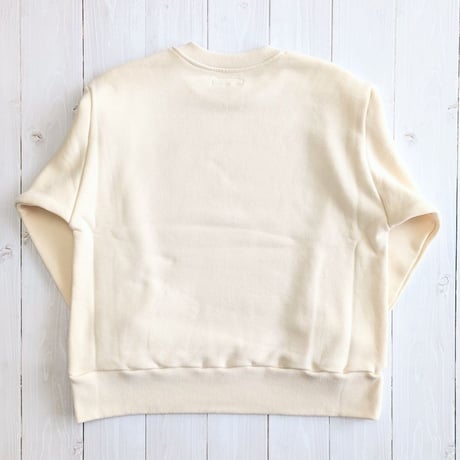 《 Unisex 》H.UNIT / Nice college crewneck sweat ( KINARI )