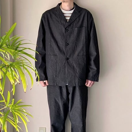 《 MEN 》 maillot mature / C/L Cloth Jacket Shirt ( CHARCOAL )